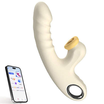 App Control Thrusting Rabbit Vibrator