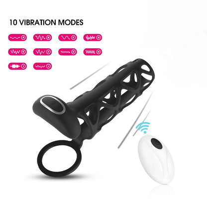 Cock Ring Vibrating Cage