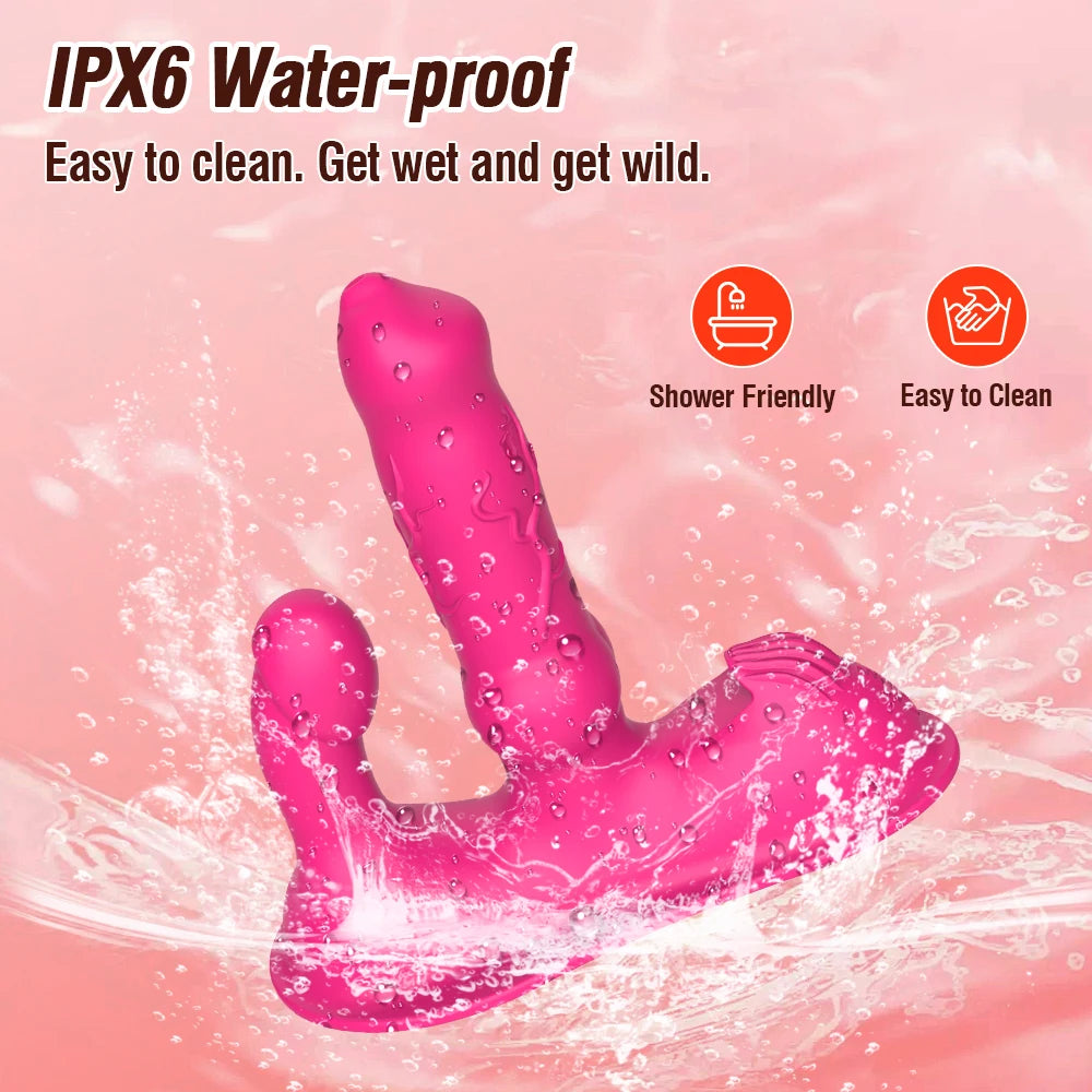 3 in 1 Orgasm Dildo (App Controlled)