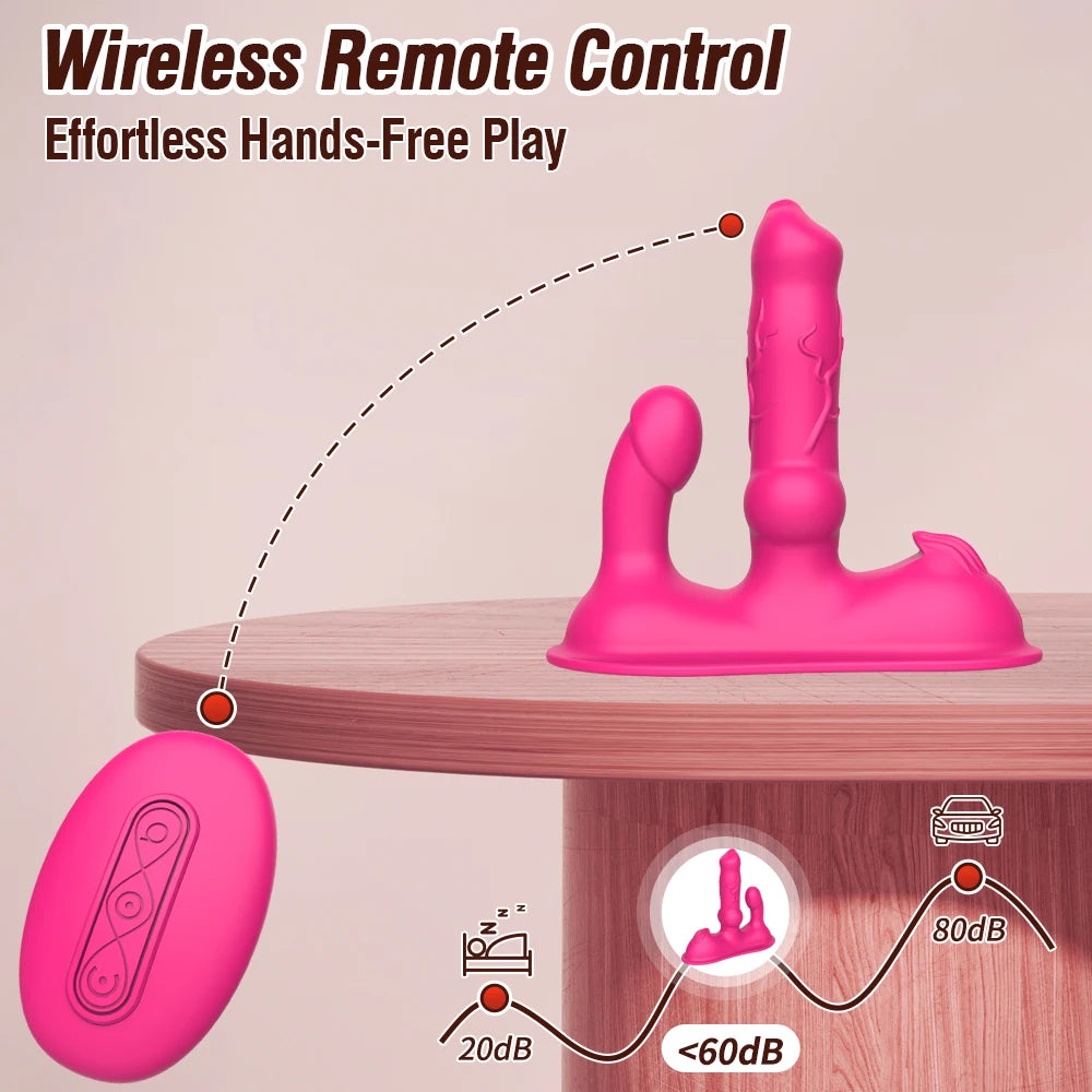3 in 1 Orgasm Dildo (App Controlled)