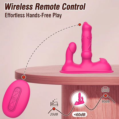 3 in 1 Orgasm Dildo (App Controlled)