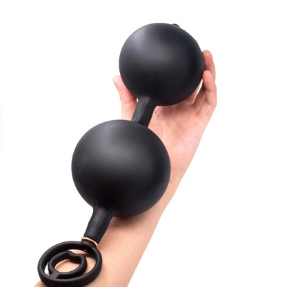 Adjustable silicone anal vacuum pump