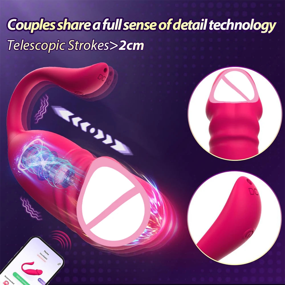 Penis-Tip App-Controlled Vibrator
