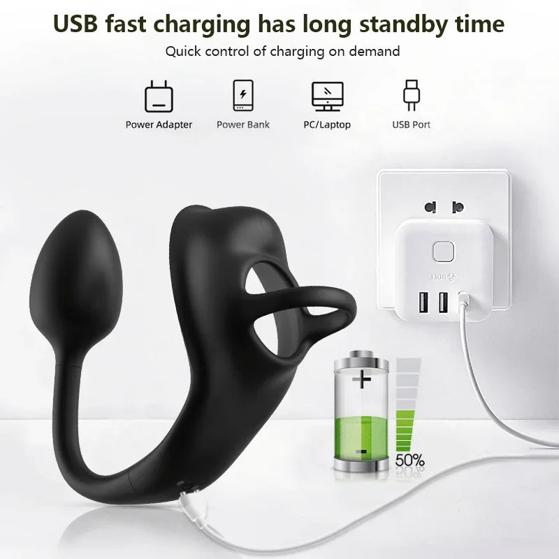 Anal Plug Penis Ring