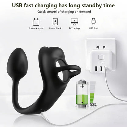 Anal Plug Penis Ring