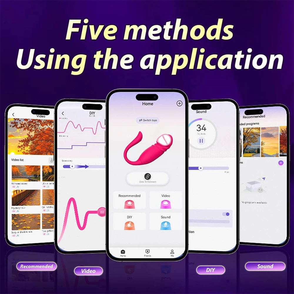 Penis-Tip App-Controlled Vibrator