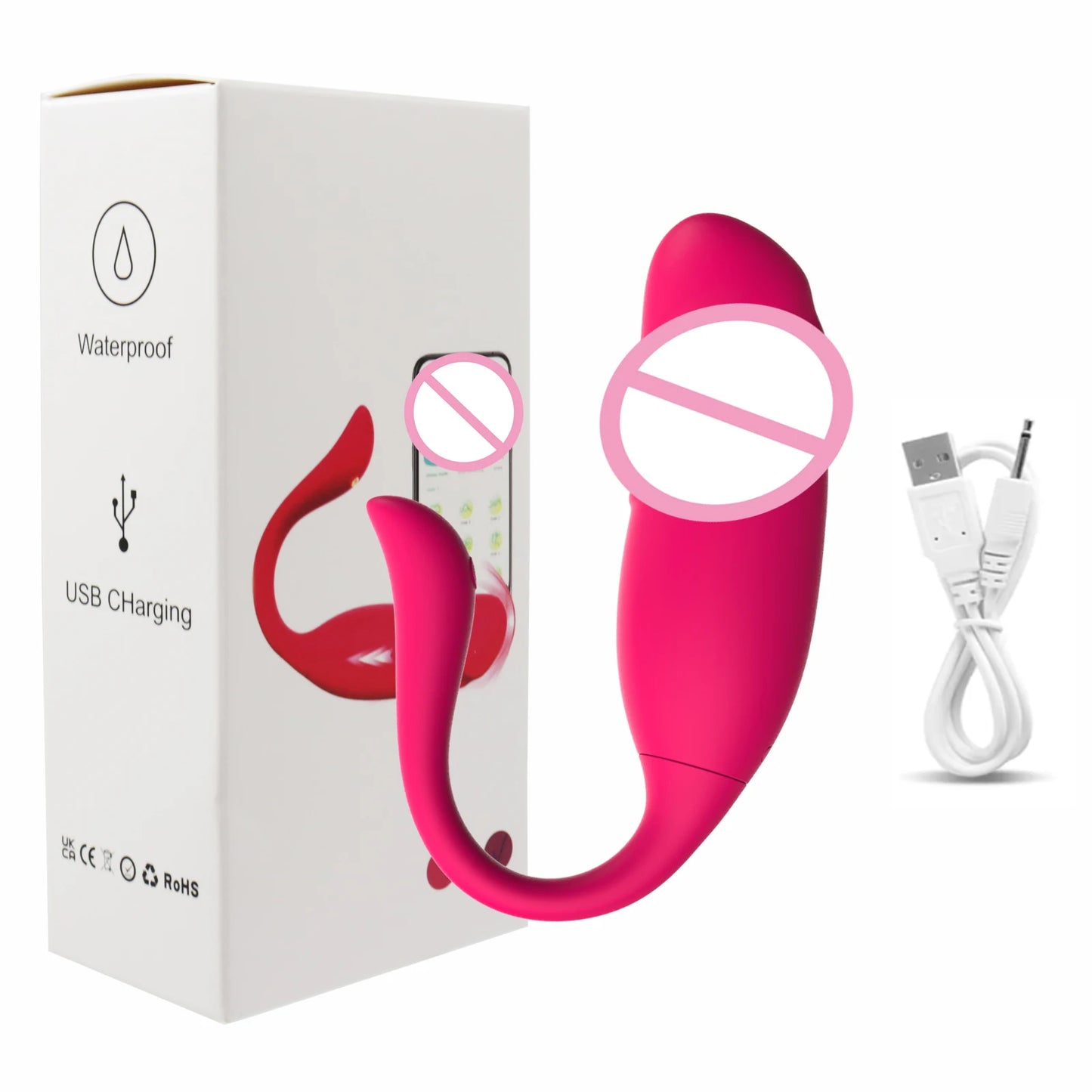 Penis-Tip App-Controlled Vibrator