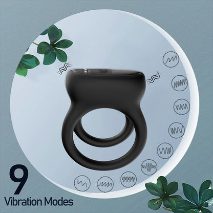 APP Control Dual Penis Ring