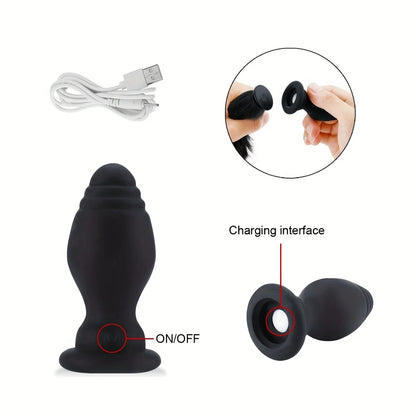 Fox Tail Anal Plug Vibrator