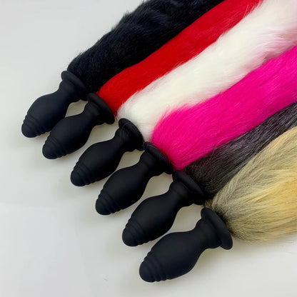 Fox Tail Anal Plug Vibrator