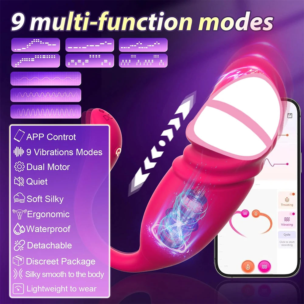 Penis-Tip App-Controlled Vibrator