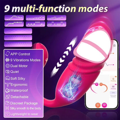 Penis-Tip App-Controlled Vibrator