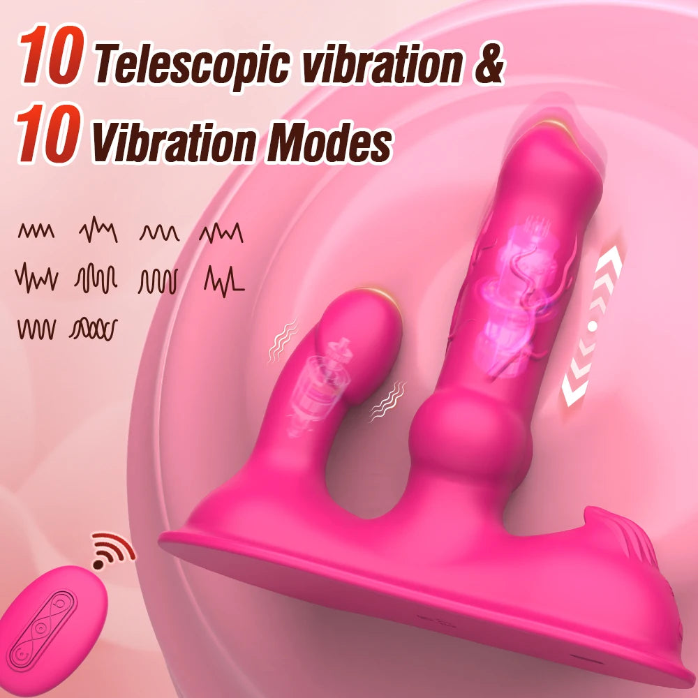 3 in 1 Orgasm Dildo (App Controlled)