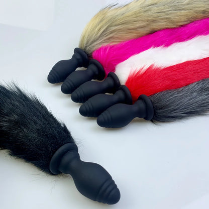 Fox Tail Anal Plug Vibrator