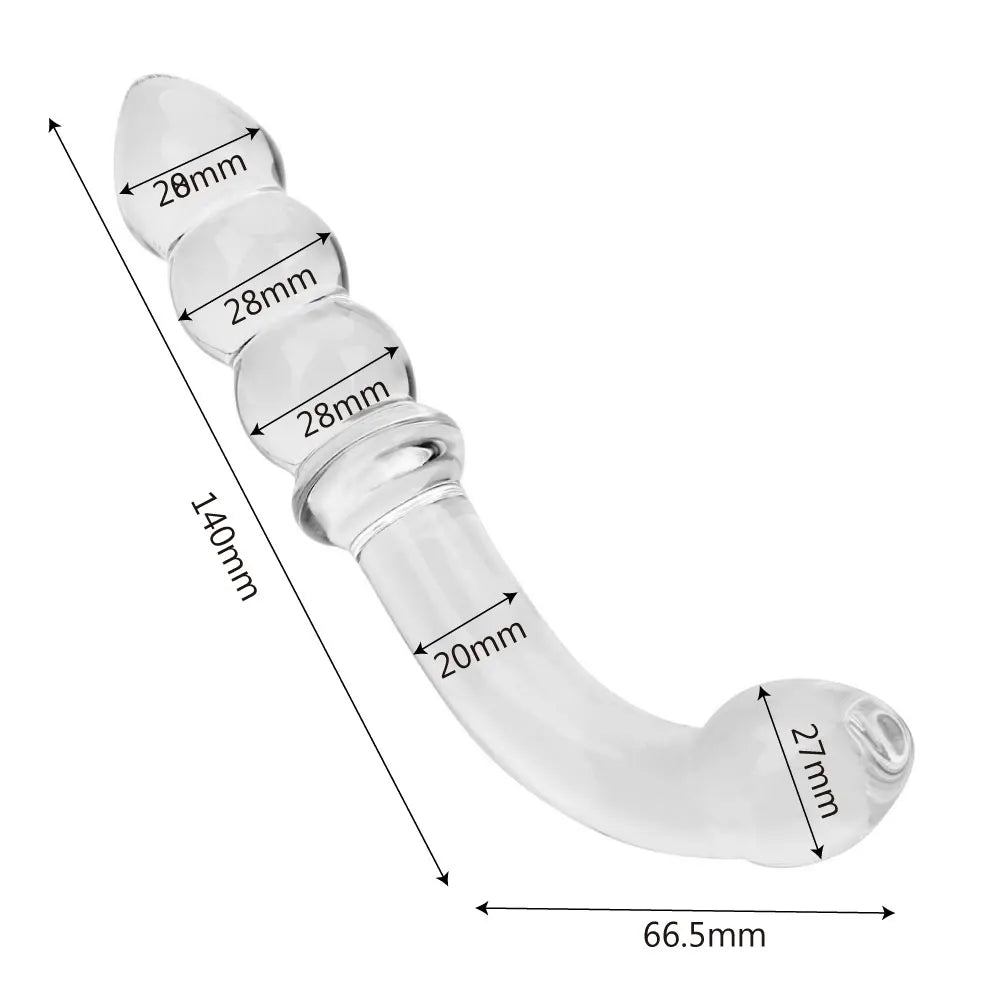 Double-Edge Glass Dildo