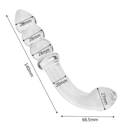 Double-Edge Glass Dildo