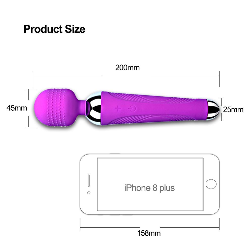 20 Vibration Mode Magic Wand - Vibratoy Shop