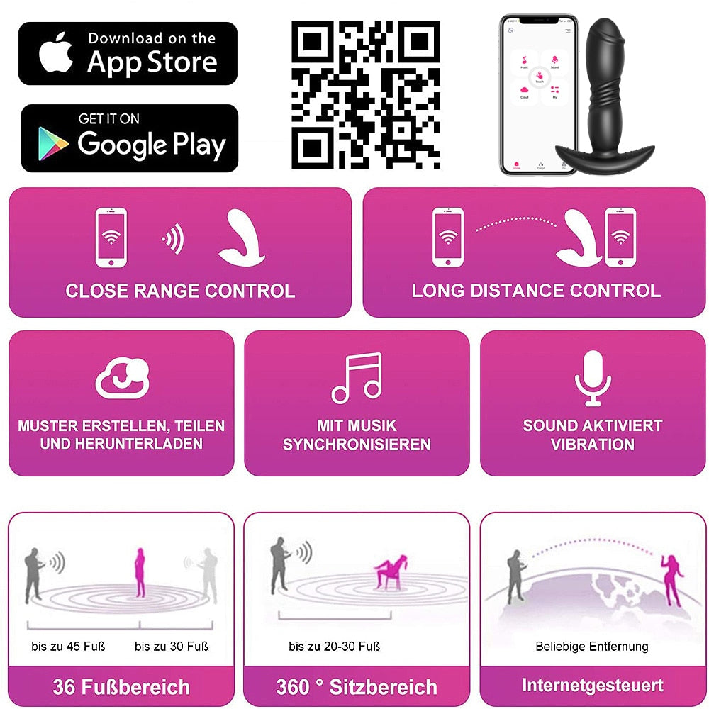 APP Control Anal Vibrator - Vibratoy Shop