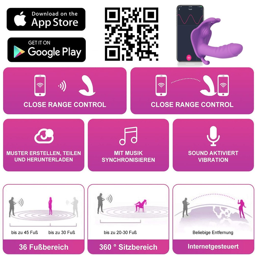 APP butterfly vibrator - Vibratoy Shop