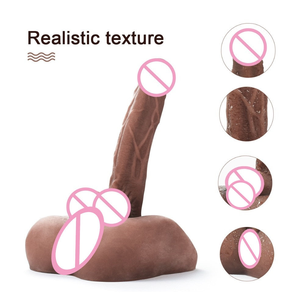 Balls On Ground Dildo - Vibratoy Shop