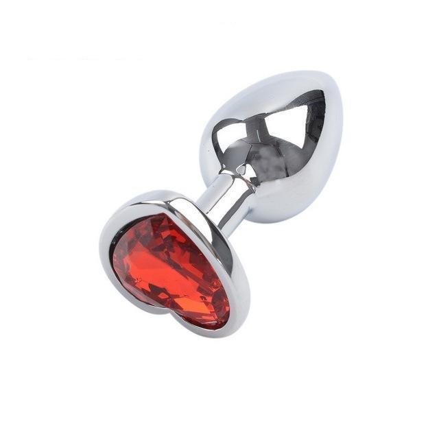 Diamond Heart-Shaped Anal Plug - Vibratoy Shop