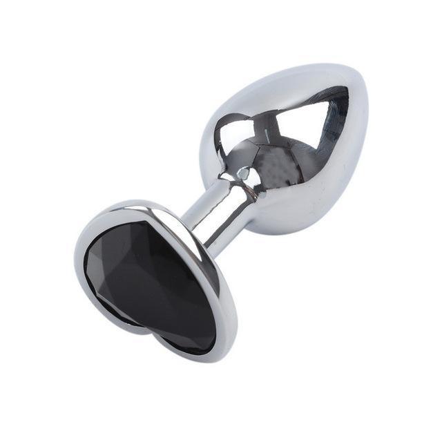 Diamond Heart-Shaped Anal Plug - Vibratoy Shop