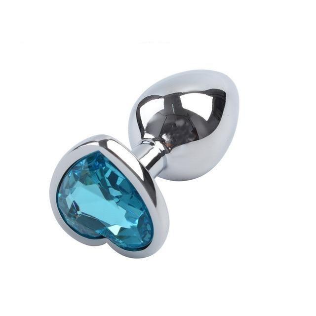 Diamond Heart-Shaped Anal Plug - Vibratoy Shop