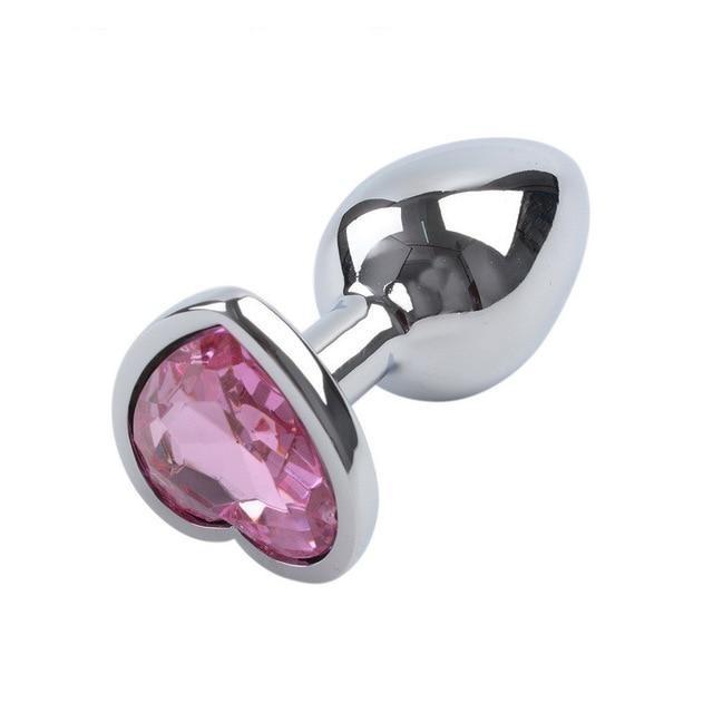 Diamond Heart-Shaped Anal Plug - Vibratoy Shop