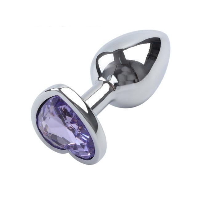 Diamond Heart-Shaped Anal Plug - Vibratoy Shop