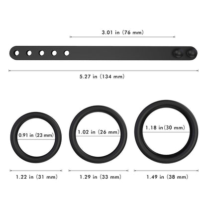 Double Layer Cock Rings - Vibratoy Shop