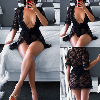 Floral Black Lace - Vibratoy Shop