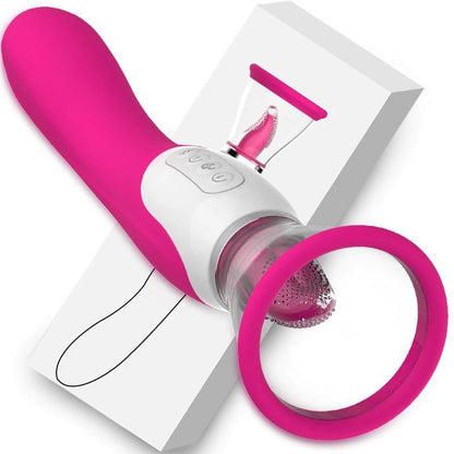 Tongue Sucking Vibrator pink