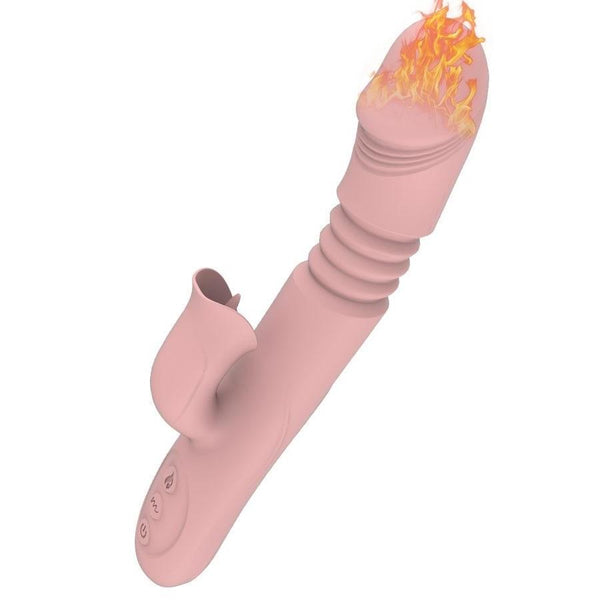 Rabbit Vibrator with Tongue Sucker - Vibratoy Shop