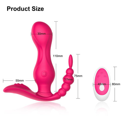 Remote 3 Point Vibrator - Vibratoy Shop