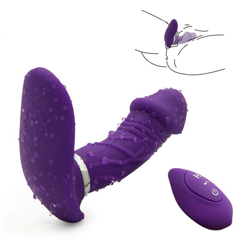 Remote Butterfly Dildo Vibrator - Vibratoy Shop