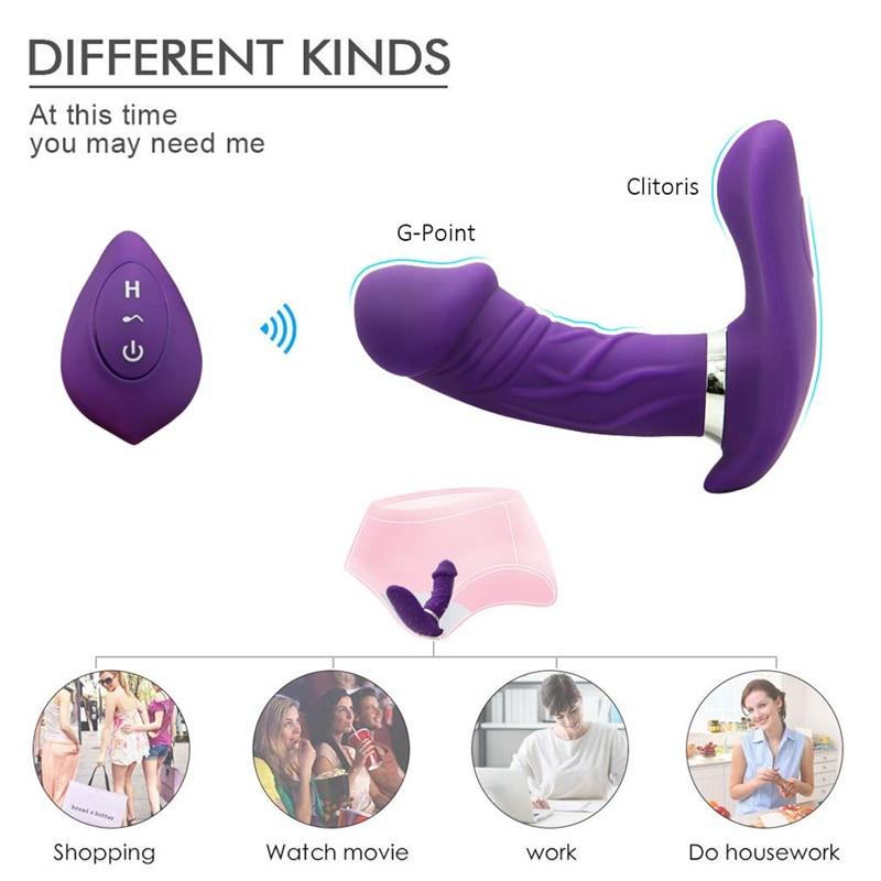 Remote Butterfly Dildo Vibrator - Vibratoy Shop