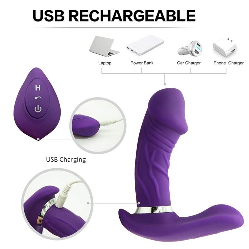 Remote Butterfly Dildo Vibrator - Vibratoy Shop