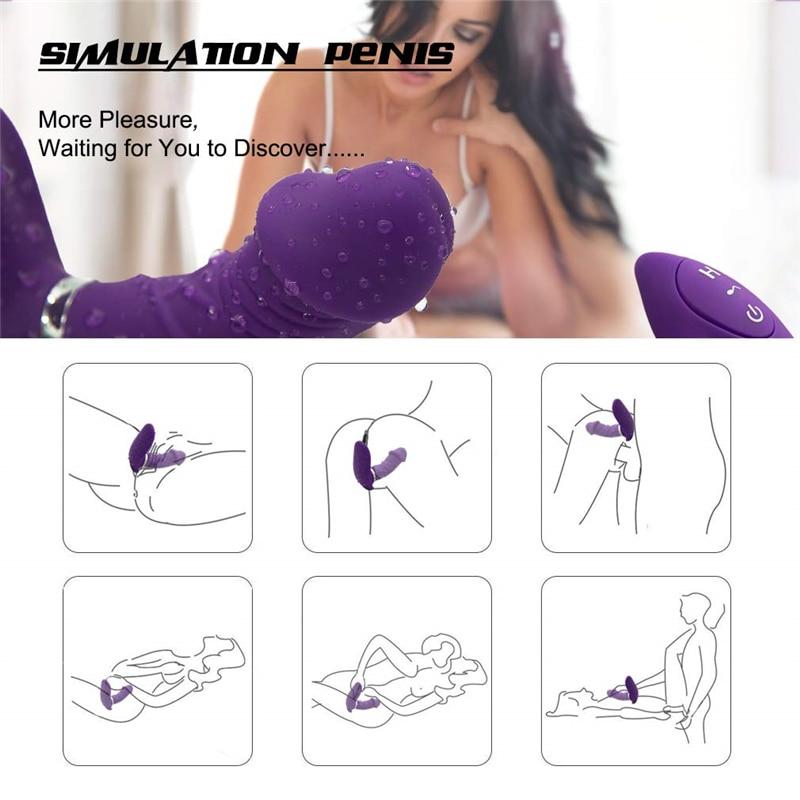 Remote Butterfly Dildo Vibrator - Vibratoy Shop