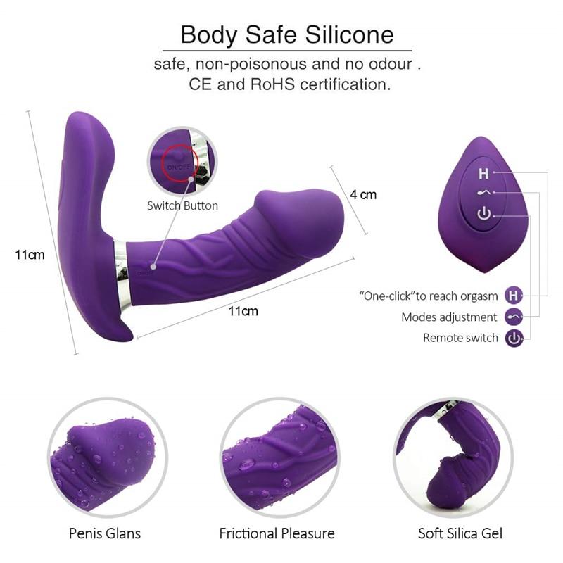 Remote Butterfly Dildo Vibrator - Vibratoy Shop