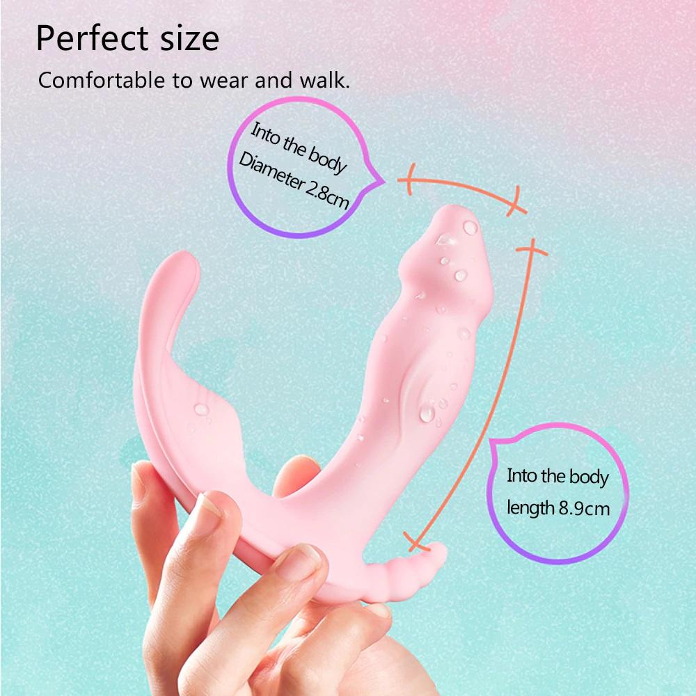 Remote Clitoris Stimulating Vibrator