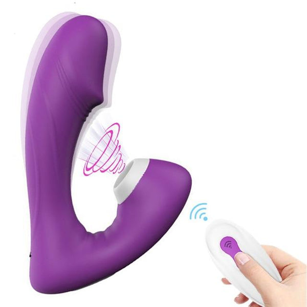 Remote Control Sucker Vibrator - Vibratoy Shop