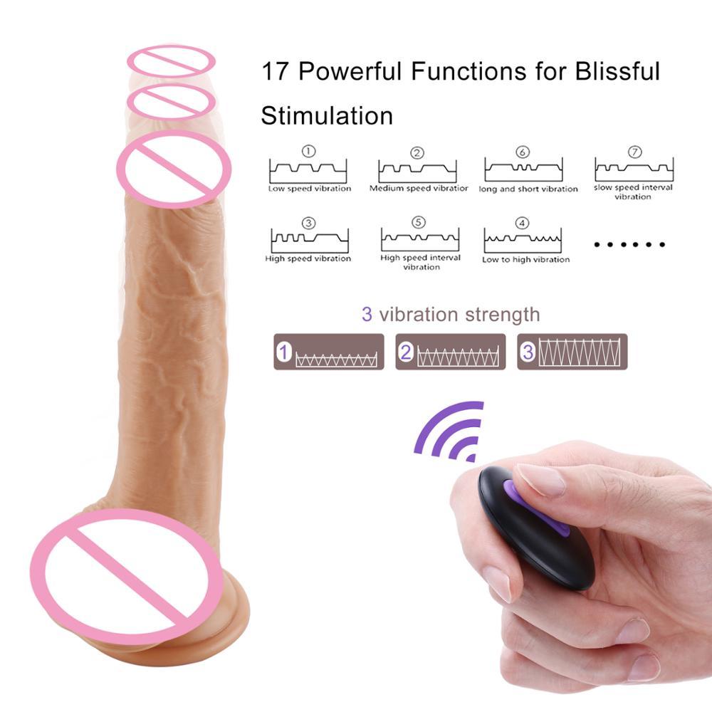 Remote Control Thrusting Dildo - Vibratoy Shop