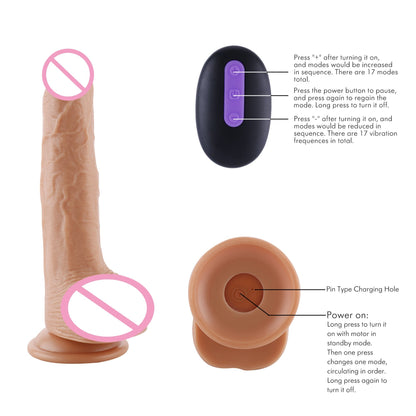 Remote Control Thrusting Dildo - Vibratoy Shop