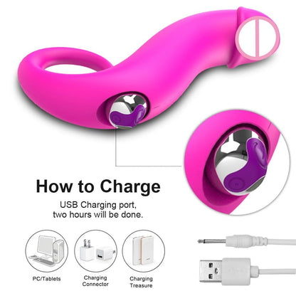 Ring Vibrator Dildo - Vibratoy Shop