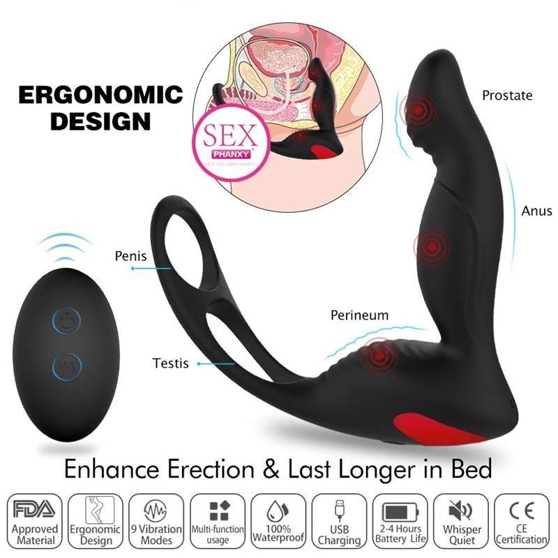 Wearable Male Anal Remote Vibrator - Vibratoy Shop