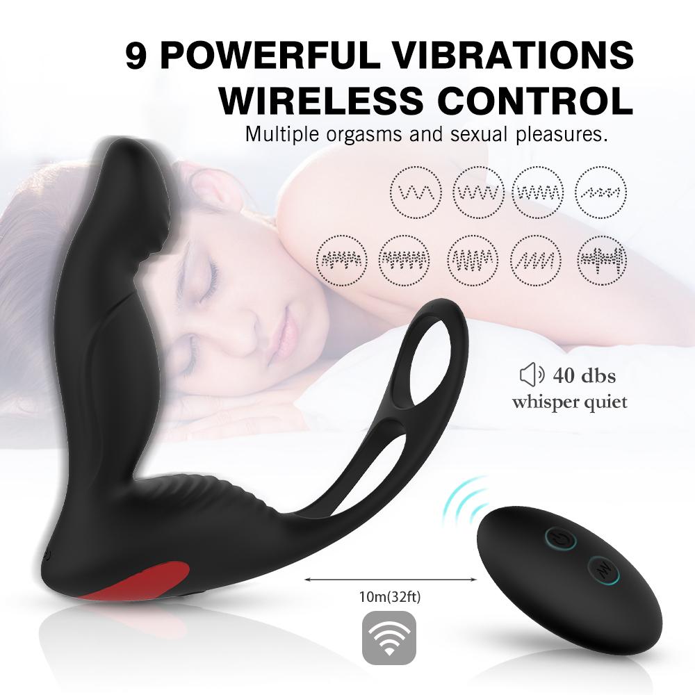 Wearable Male Anal Remote Vibrator