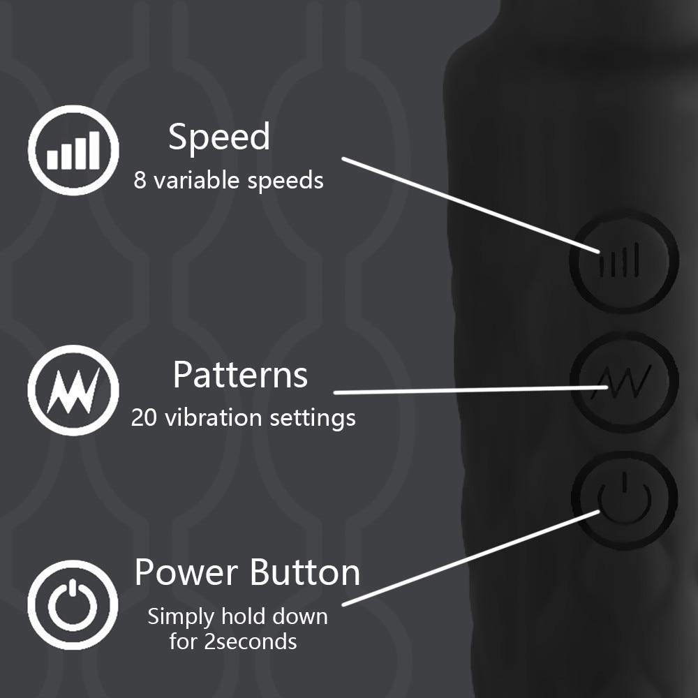 Powerful Short Magic Wand Vibrators