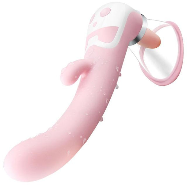 Tongue & clit sucker vibrator