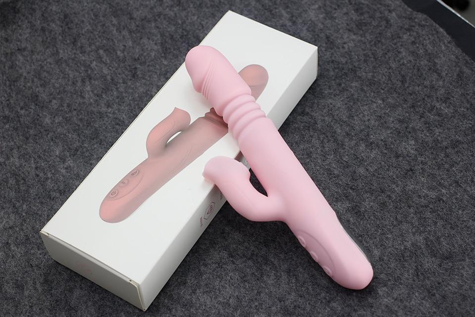 Rabbit Vibrator with Tongue Sucker