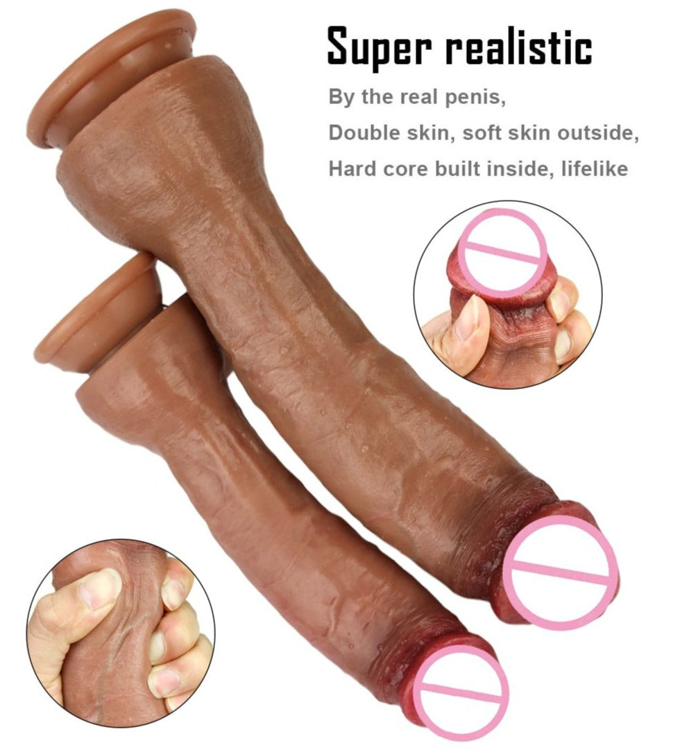 Realistic Curved & Fat Dildo